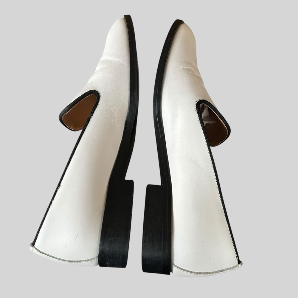 Everlane Women's White and Black Loafers - Picture 6 of 9